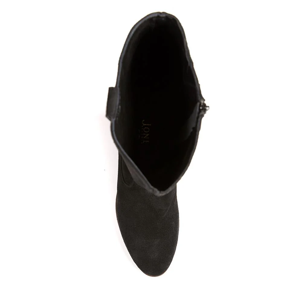 Florielong Suede Long Boots - FLORIELONG / 325 940 - Black Suede - Image 5