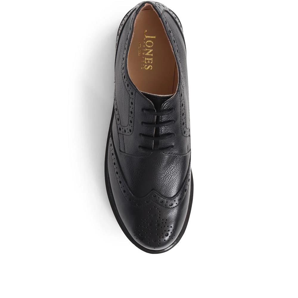 Flossie Leather Brogues - FLOSSIE / 324 287 - Black - Image 5