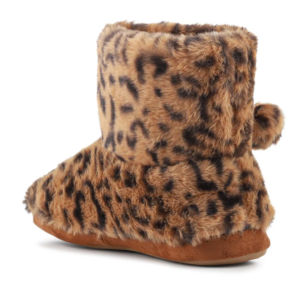 Fluffy Slippers Boots - GALOP42006 / 328 066 - Leopard - Image 3