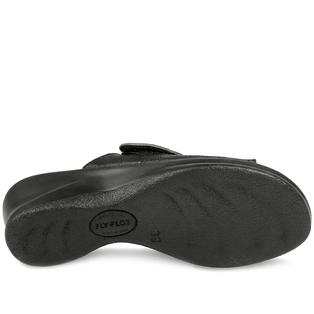 Flyflot Adjustable Fasten Mule Sandals - FLY43019 / 328 645 - Black - Image 5
