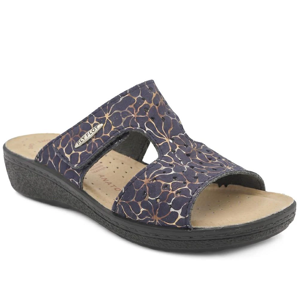 Flyflot Adjustable Fit Mule Sandals - FLY43016 / 328 652 - Blue