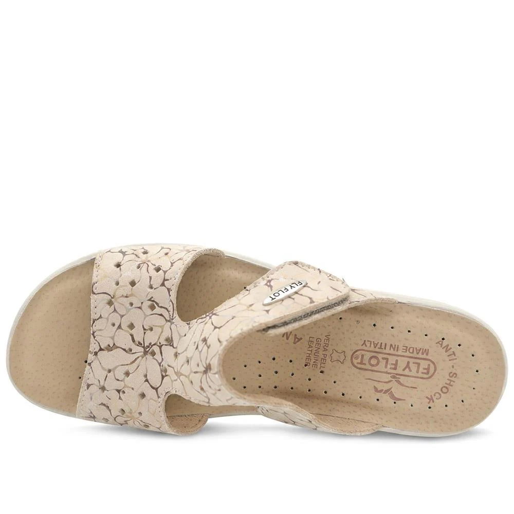 Flyflot Adjustable Fit Mule Sandals - FLY43016 / 328 652 - Beige - Image 5
