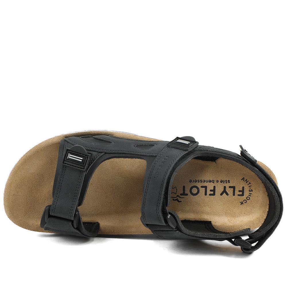 FlyFlot Anatomic Adjustable Fit Sandals - FLY43024 / 328 664 - Black - Image 4