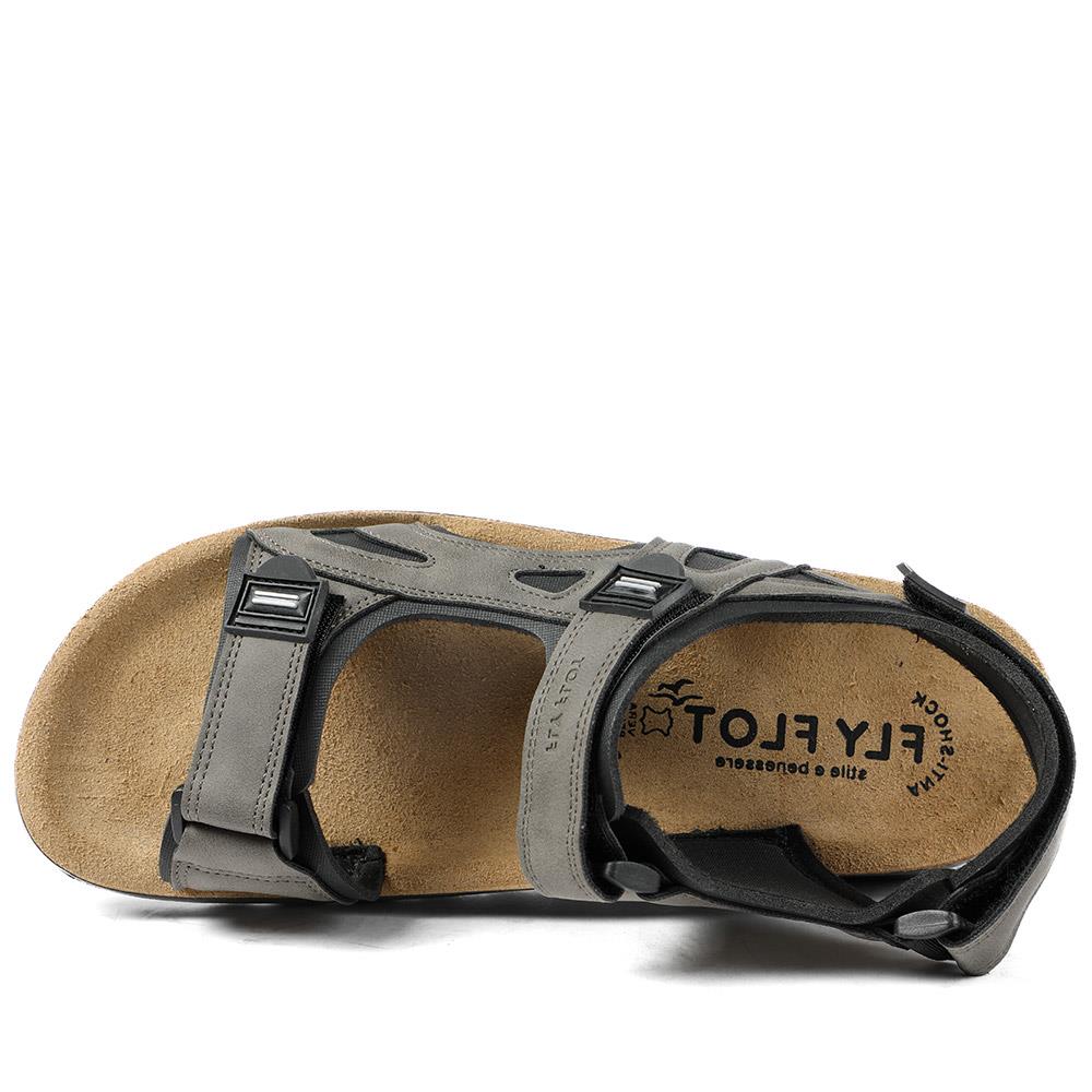 FlyFlot Anatomic Adjustable Fit Sandals - FLY43024 / 328 664 - Brown - Image 4