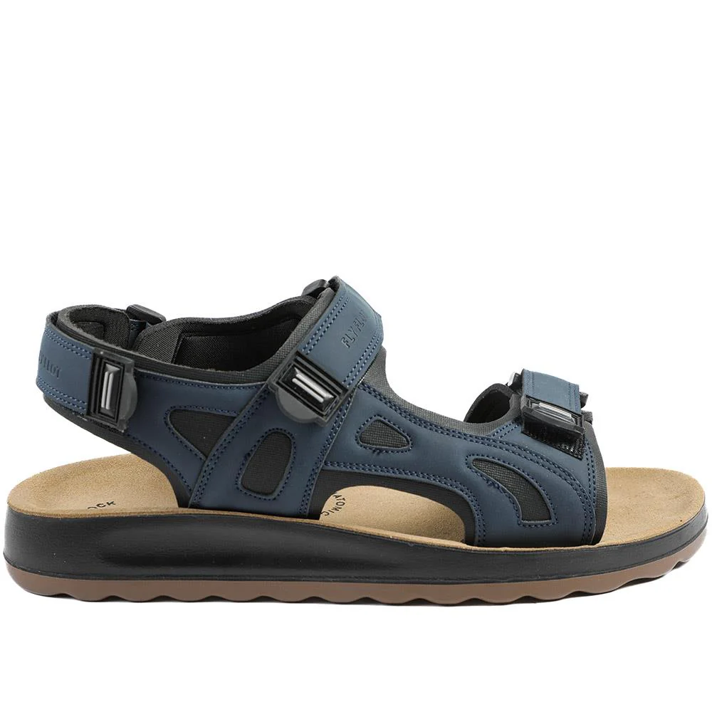 FlyFlot Anatomic Adjustable Fit Sandals - FLY43024 / 328 664 - Navy - Image 2