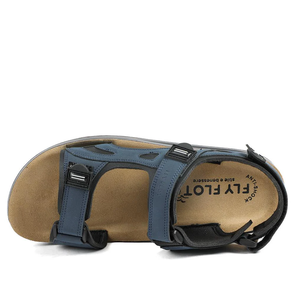 FlyFlot Anatomic Adjustable Fit Sandals - FLY43024 / 328 664 - Navy - Image 4