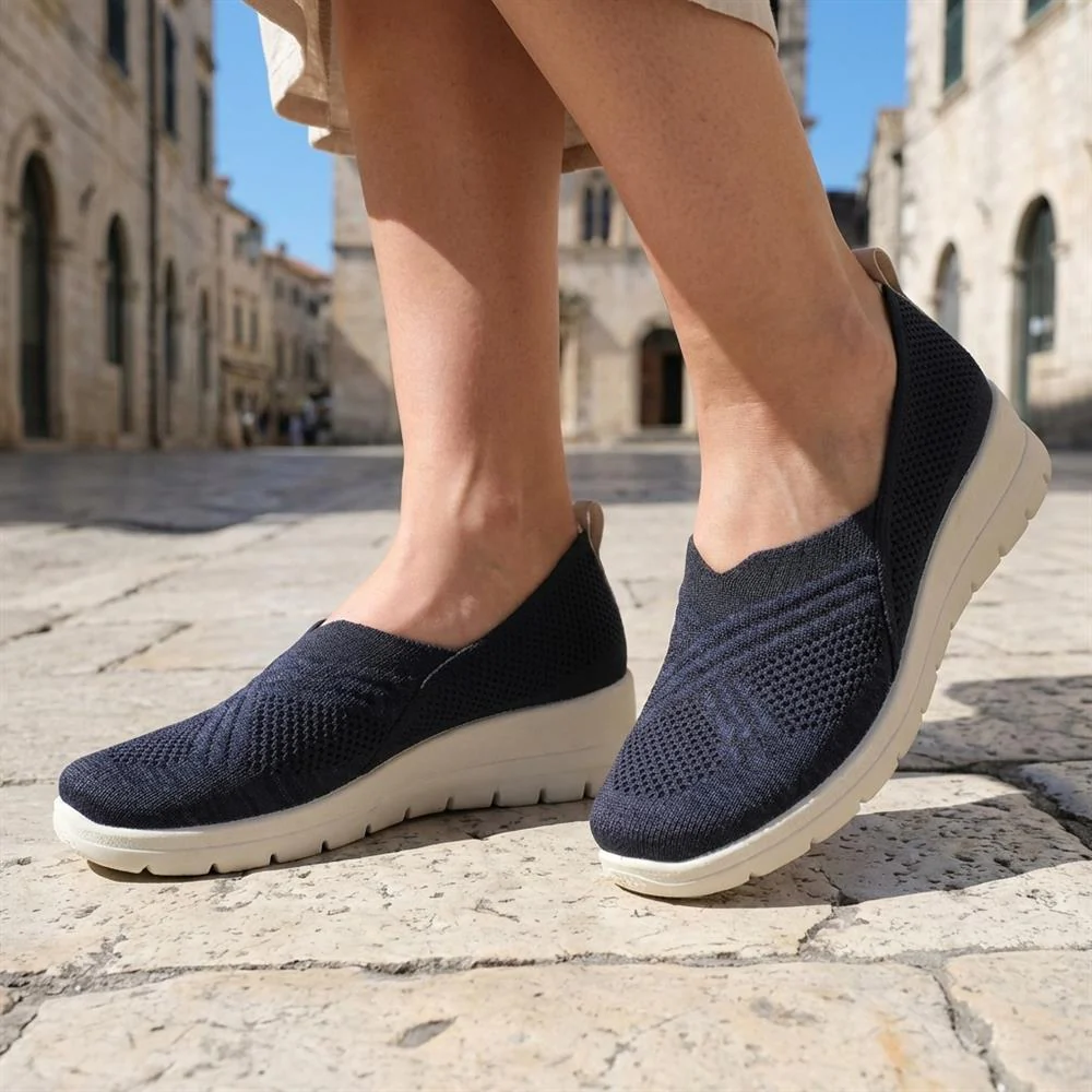 Flyflot Breathable Slip On Shoes - FLY43004 / 328 643 - Navy - Image 2
