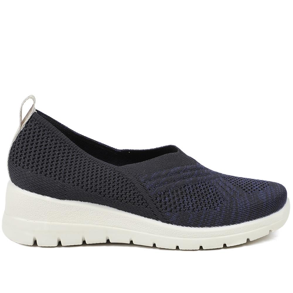 Flyflot Breathable Slip On Shoes - FLY43004 / 328 643 - Navy - Image 3