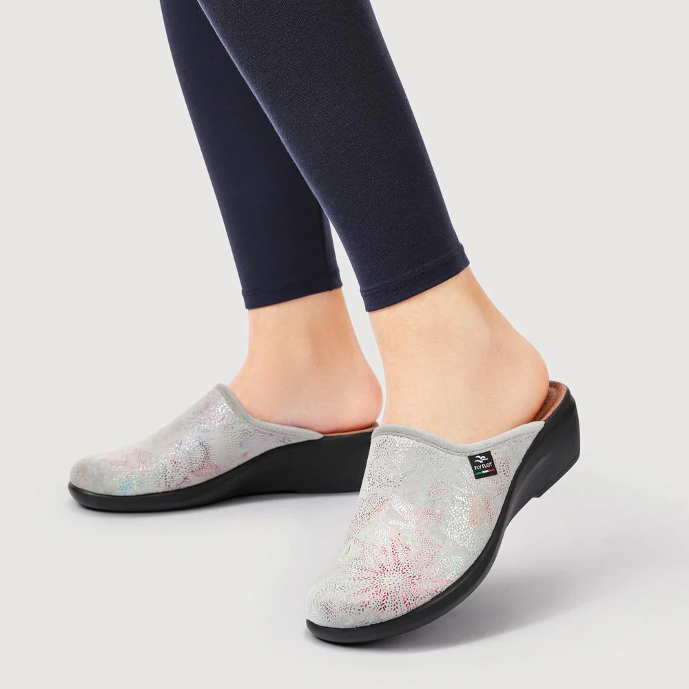 FlyFlot Self-Moulding Mules - FLY42001 / 327 718 - Grey - Image 5