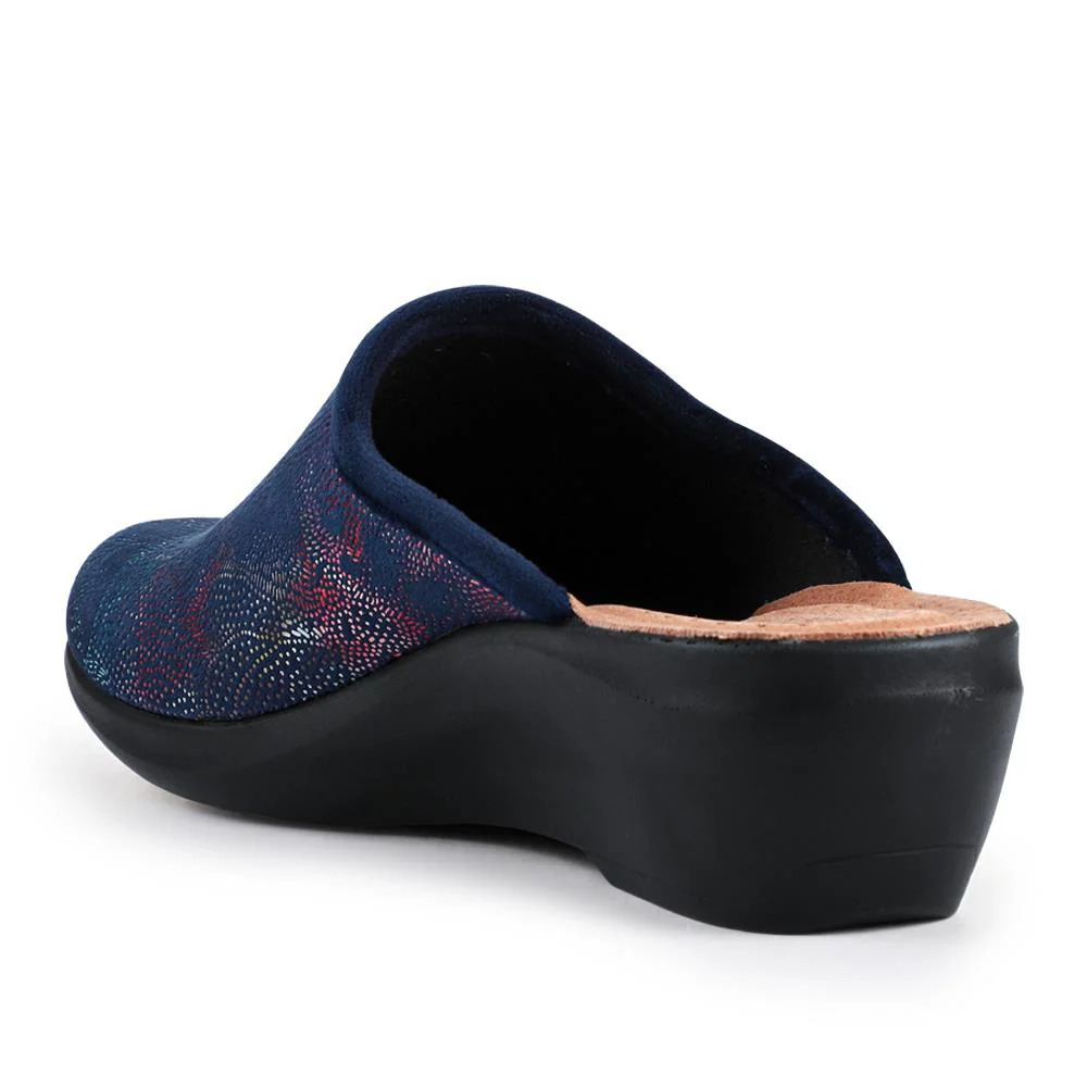 FlyFlot Self-Moulding Mules - FLY42001 / 327 718 - Navy - Image 3