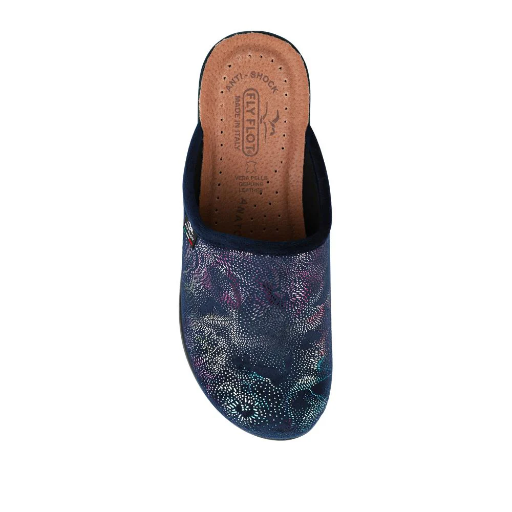 FlyFlot Self-Moulding Mules - FLY42001 / 327 718 - Navy - Image 4