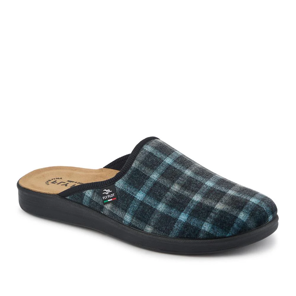 FlyFlot Shock-Absorbing Mule Slippers - FLY42000 / 327 686 - Black Multi