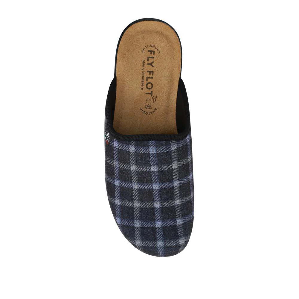 FlyFlot Shock-Absorbing Mule Slippers - FLY42000 / 327 686 - Blue Multi - Image 4