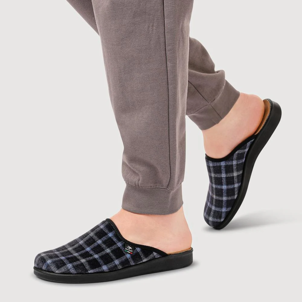FlyFlot Shock-Absorbing Mule Slippers - FLY42000 / 327 686 - Blue Multi - Image 5