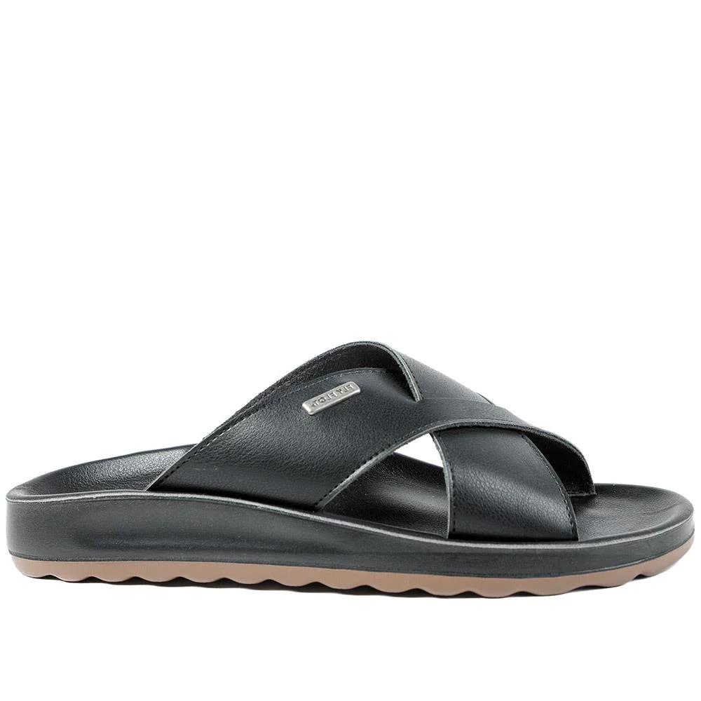 FlyFlot Strappy Slip On Sandals - FLY43025 / 328 665 - Black - Image 3