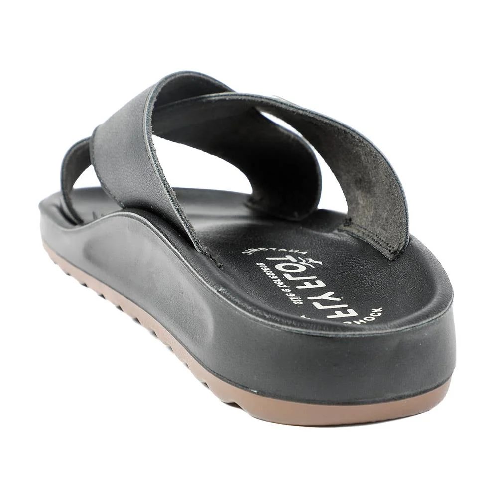 FlyFlot Strappy Slip On Sandals - FLY43025 / 328 665 - Black - Image 4