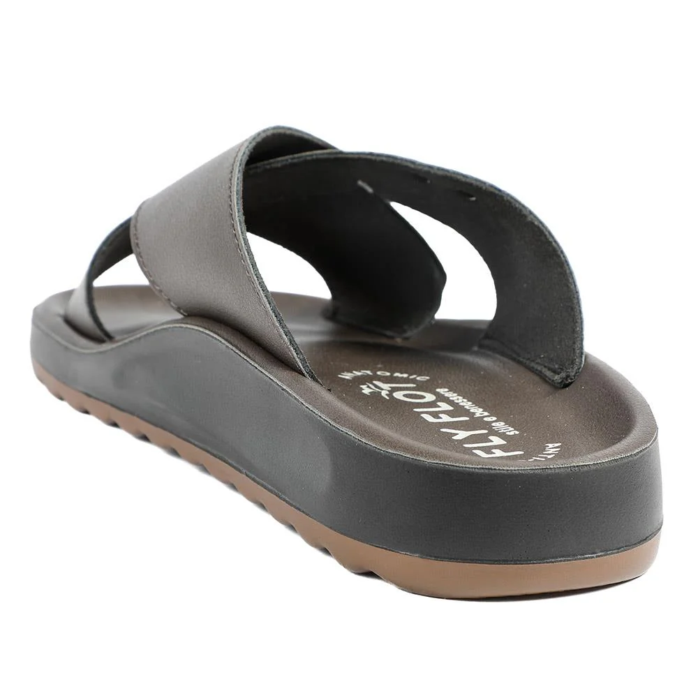 FlyFlot Strappy Slip On Sandals - FLY43025 / 328 665 - Brown - Image 4