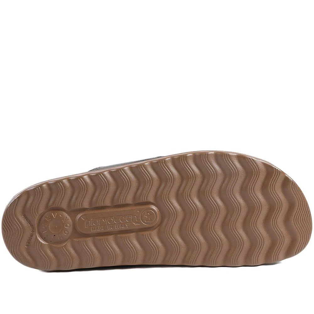 FlyFlot Strappy Slip On Sandals - FLY43025 / 328 665 - Brown - Image 6