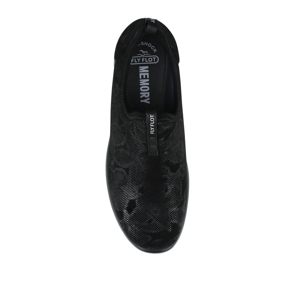 FlyFlot Stretch Fit Slip-On Shoes - FLY42023 / 327 685 - Black - Image 4
