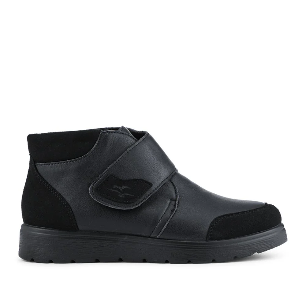 FlyFlot Wide Fit Adjustable Fastening Ankle Boots - FLY42010 / 328 246 - Black - Image 2