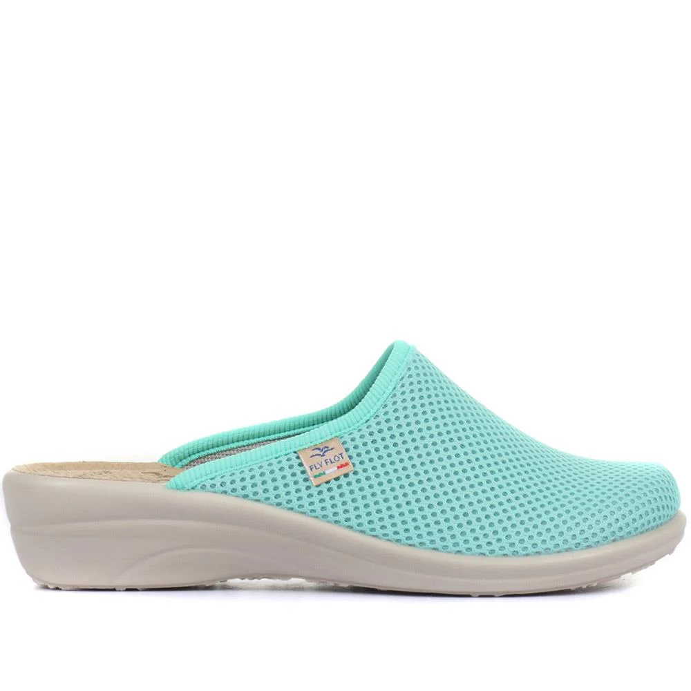 FlyFlot Wide Fit Anatomic Clogs - FLY25030 / 309 914 - Aqua - Image 2