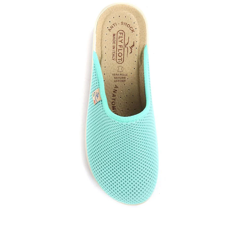FlyFlot Wide Fit Anatomic Clogs - FLY25030 / 309 914 - Aqua - Image 4