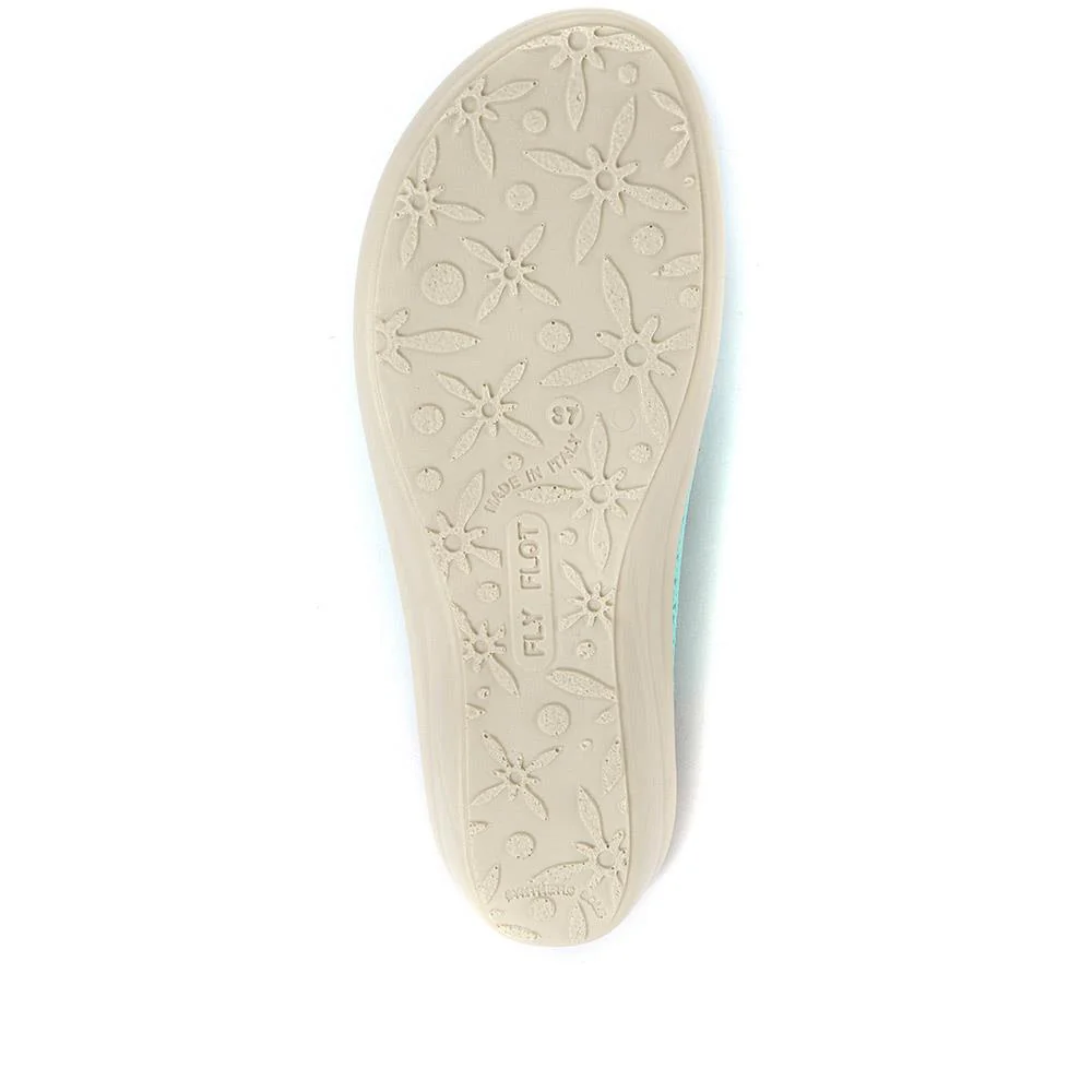 FlyFlot Wide Fit Anatomic Clogs - FLY25030 / 309 914 - Aqua - Image 5
