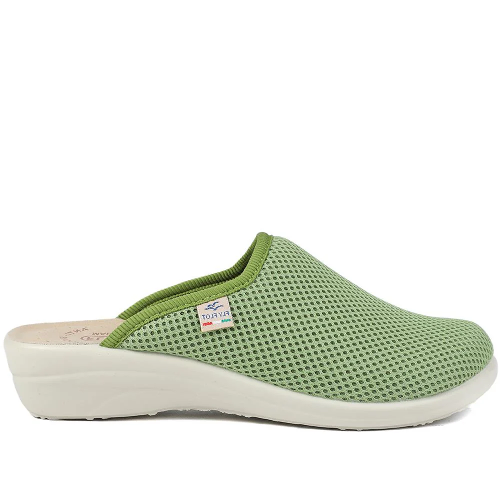 FlyFlot Wide Fit Anatomic Clogs - FLY25030 / 309 914 - Green - Image 2
