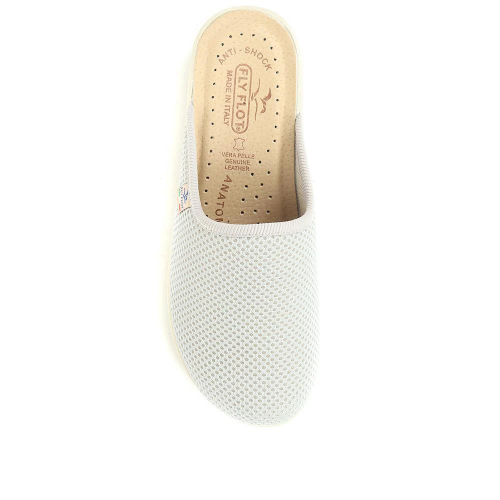 FlyFlot Wide Fit Anatomic Clogs - FLY25030 / 309 914 - Light Grey - Image 4