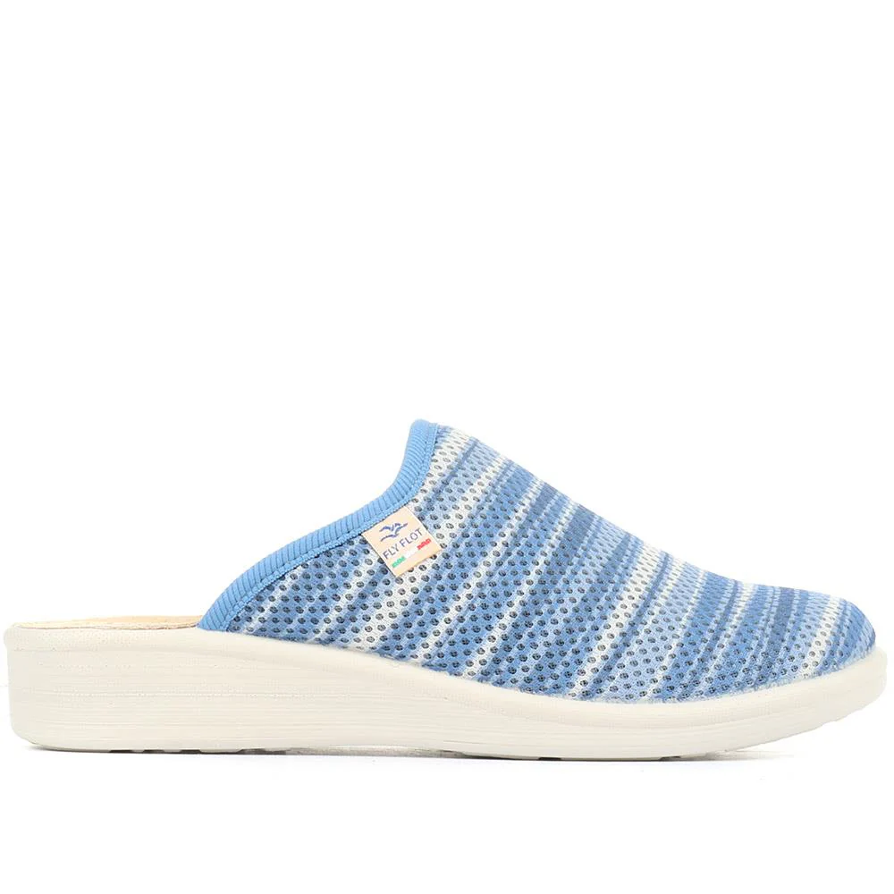 FlyFlot Wide Fit Anatomic Clogs - FLY35039 / 321 254 - Blue - Image 3