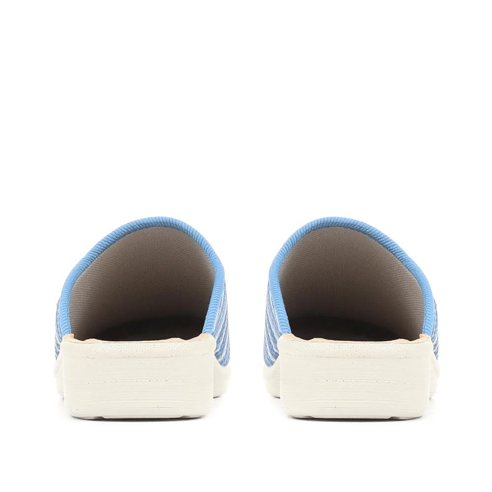 FlyFlot Wide Fit Anatomic Clogs - FLY35039 / 321 254 - Blue - Image 4