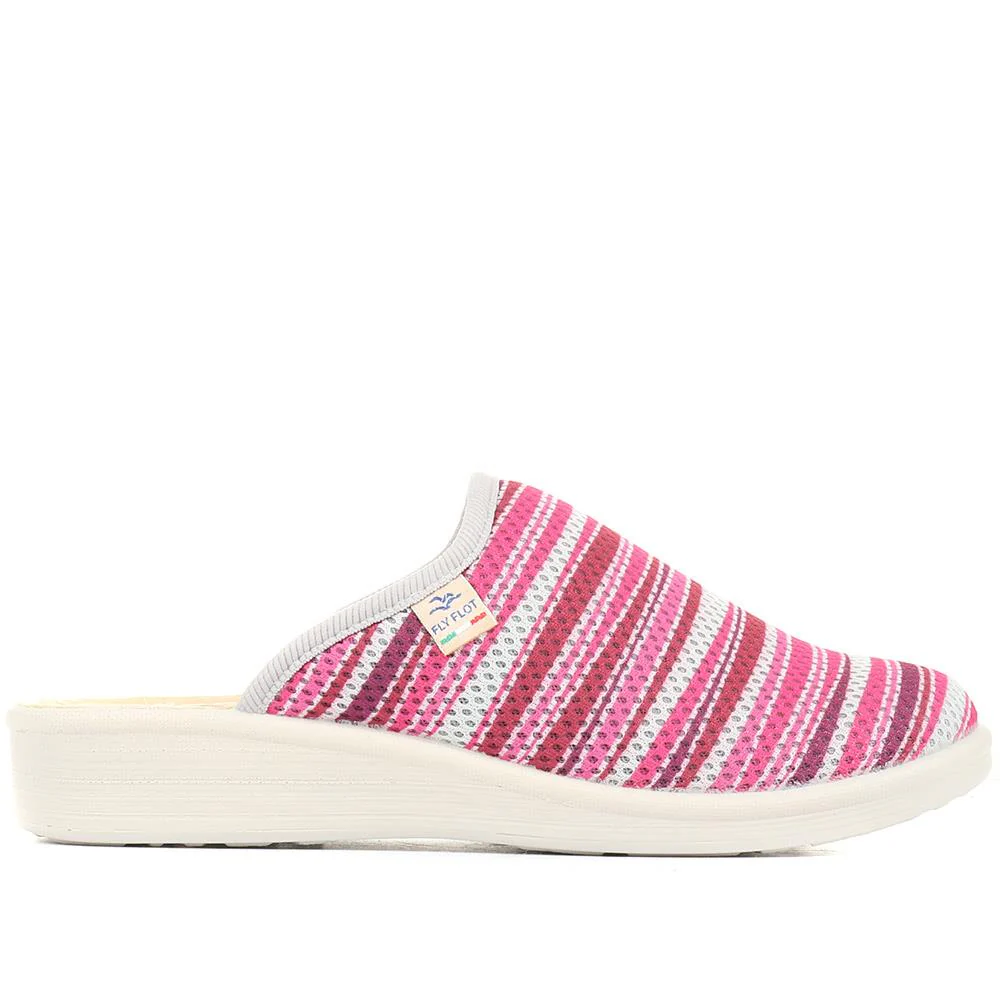 FlyFlot Wide Fit Anatomic Clogs - FLY35039 / 321 254 - Fuschia - Image 3