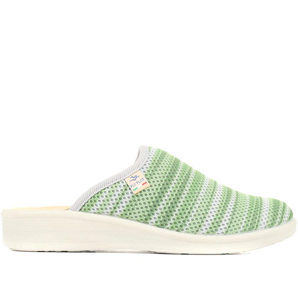 FlyFlot Wide Fit Anatomic Clogs - FLY35039 / 321 254 - Green - Image 3