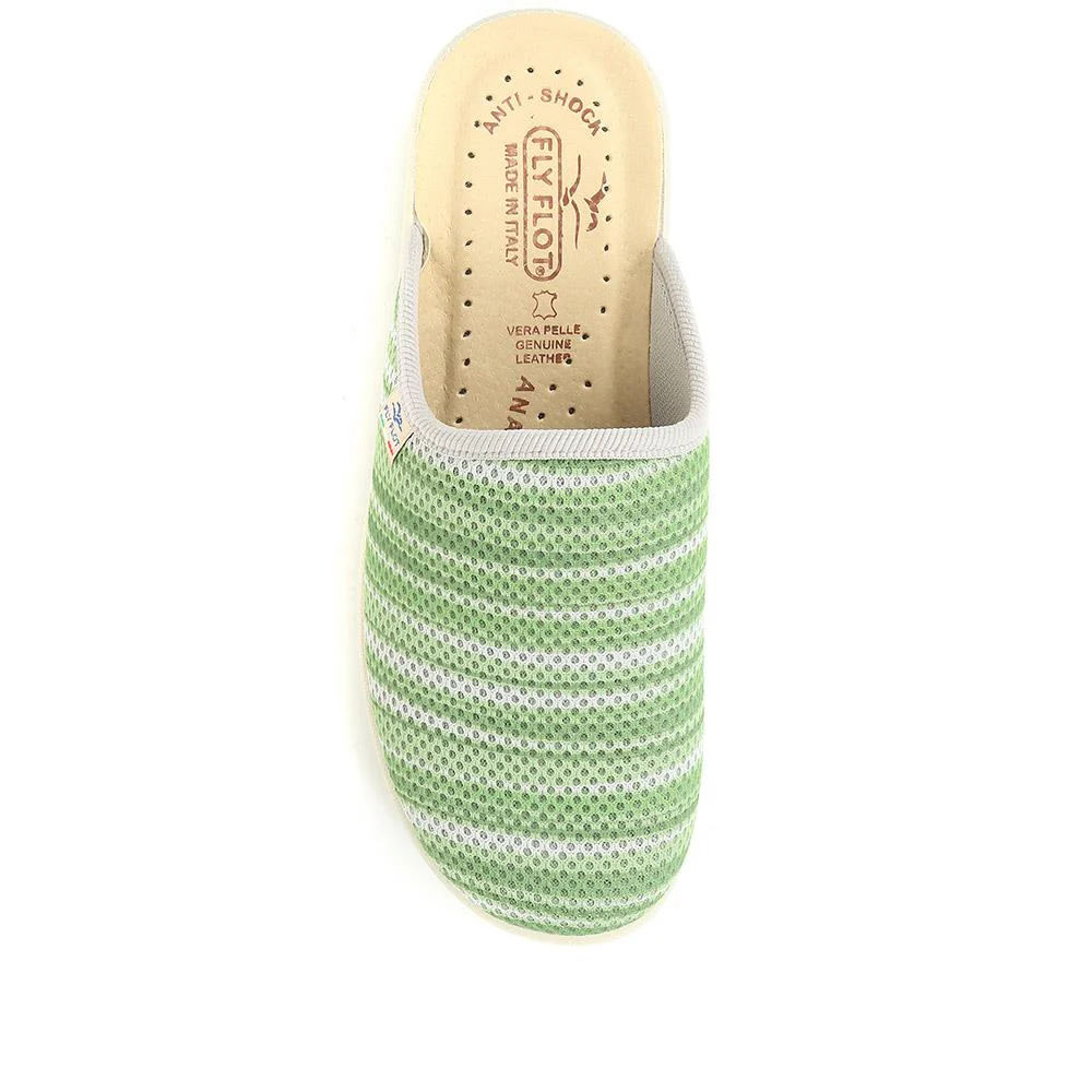 FlyFlot Wide Fit Anatomic Clogs - FLY35039 / 321 254 - Green - Image 5