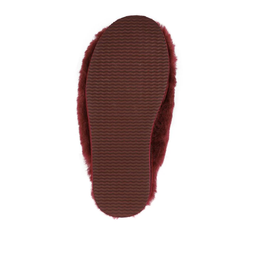 Freesia Sheepskin Slippers - FREESIA / 328 491 - Burgundy - Image 5