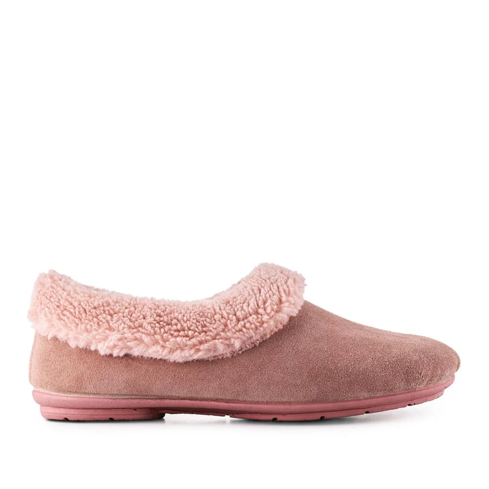 Frostie Suede Leather Full Slippers - FROSTIE / 328 531 - Blush - Image 2