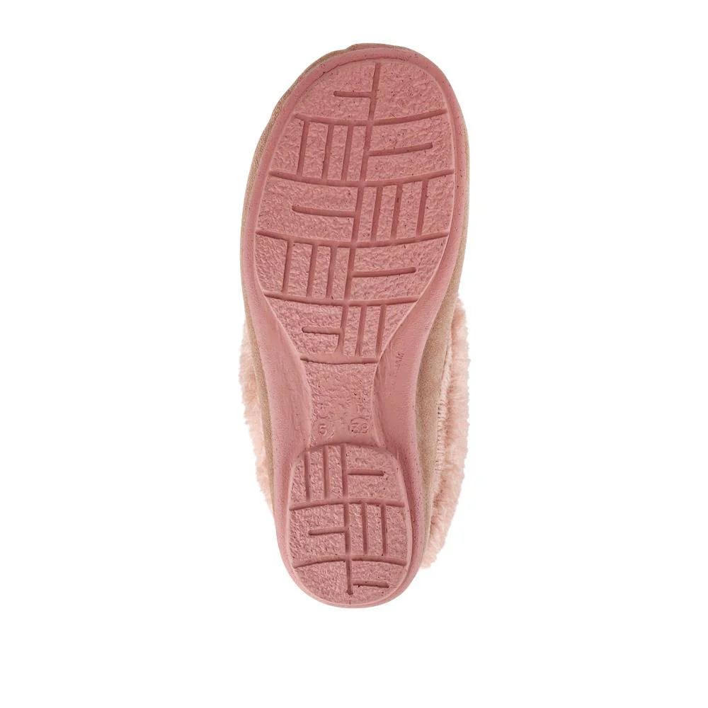 Frostie Suede Leather Full Slippers - FROSTIE / 328 531 - Blush - Image 6