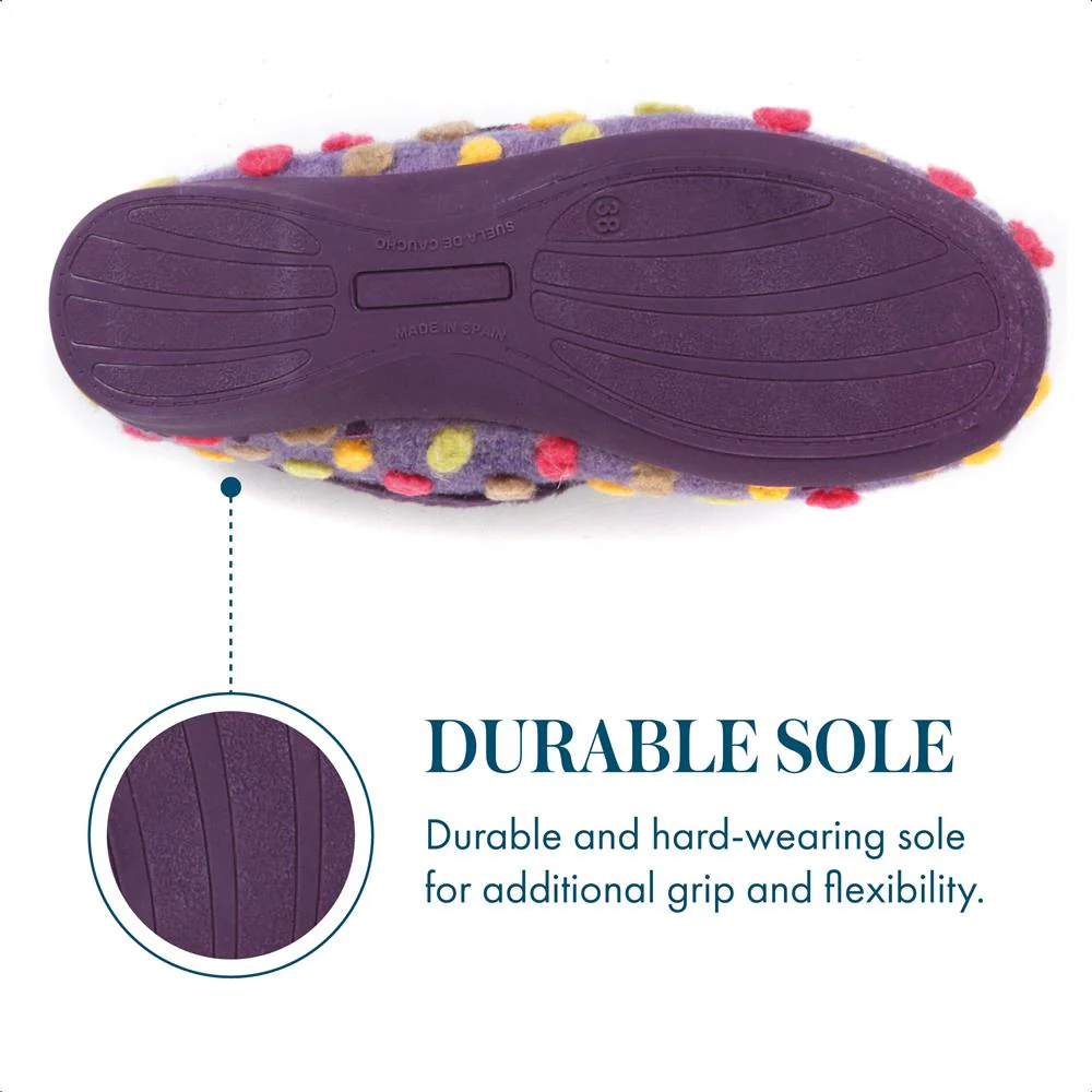 Full Slippers - FEVI28002 / 312 971 - Purple Multi - Image 8
