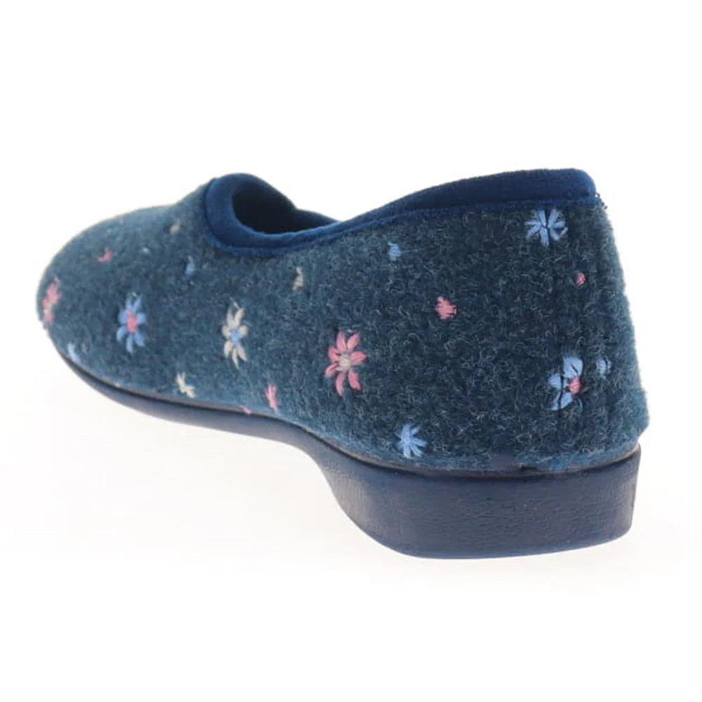 Full Slippers - FEVI40001 / 325 780 - Navy Floral - Image 3