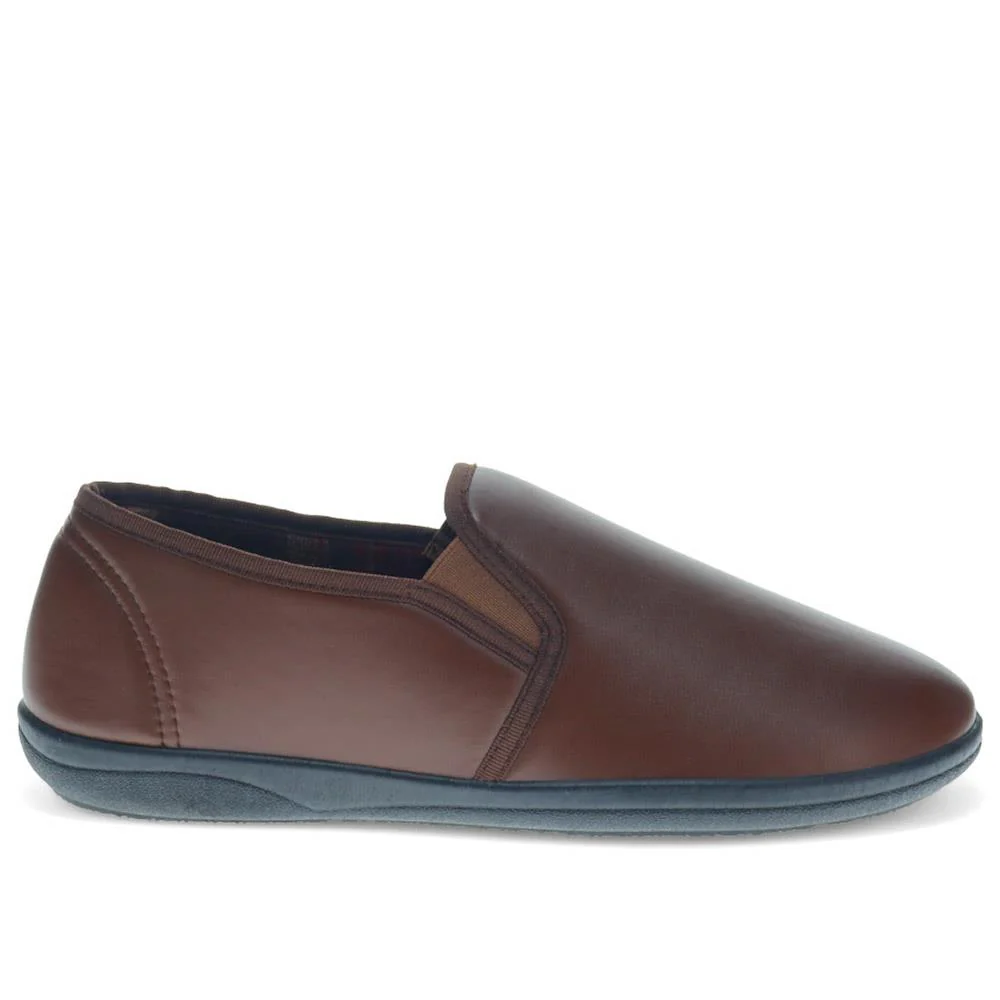 Full Slippers - QING40026 / 326 476 - Brown - Image 2