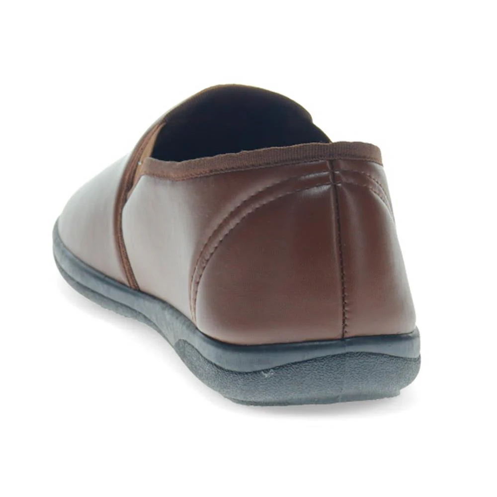 Full Slippers - QING40026 / 326 476 - Brown - Image 3