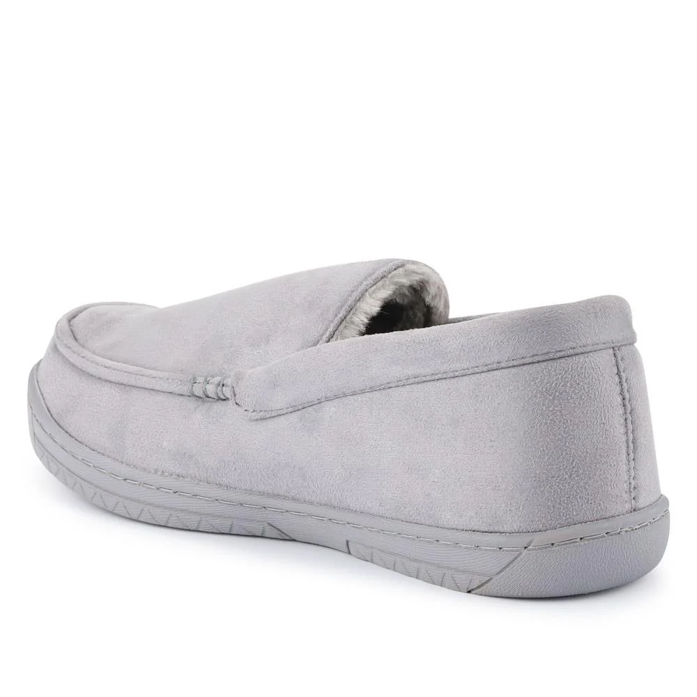 Fur-Lined Slippers - GALOP40021 / 326 305 - Grey - Image 3