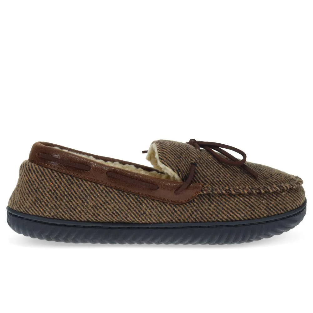 Fur-Lined Slippers - GALOP40027 / 326 308 - Brown - Image 2
