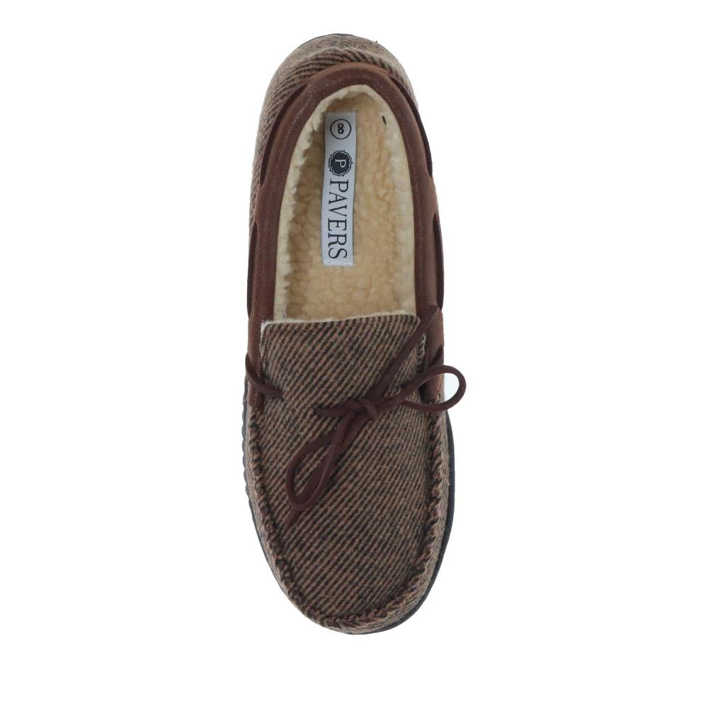 Fur-Lined Slippers - GALOP40027 / 326 308 - Brown - Image 5