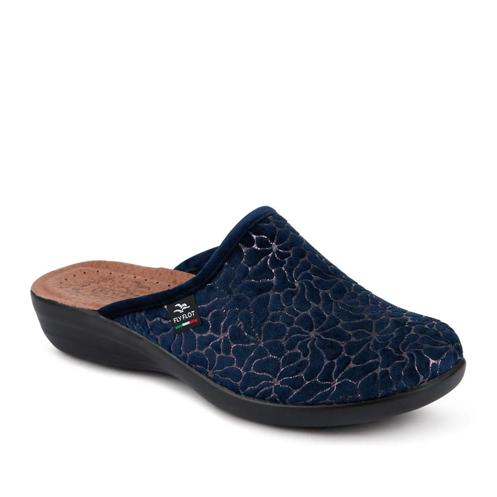 FylFlot Self-Moulding Velour Mules - FLY42031 / 327 726 - Image 2