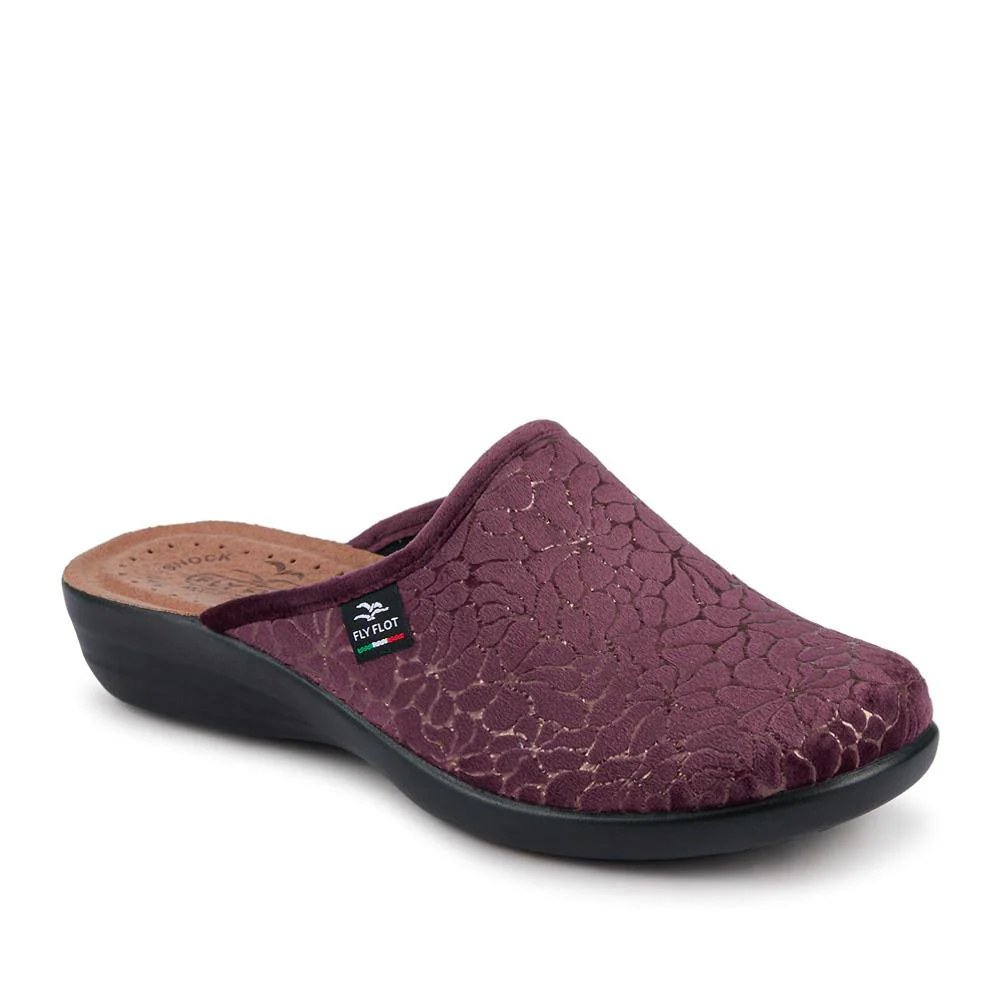 FylFlot Self-Moulding Velour Mules - FLY42031 / 327 726 - Image 3