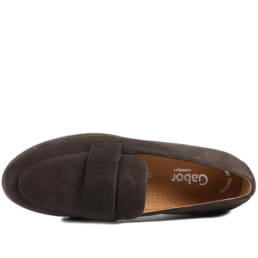 Gabor Ego Elder Leather Loafers - GAB42034 / 329 524 - Brown - Image 5