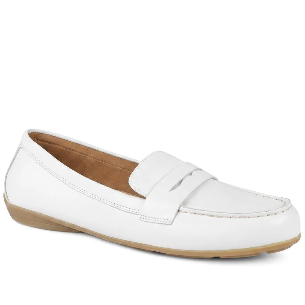 Gabor Leather Penny Loafers - GABC44517 / 330 257