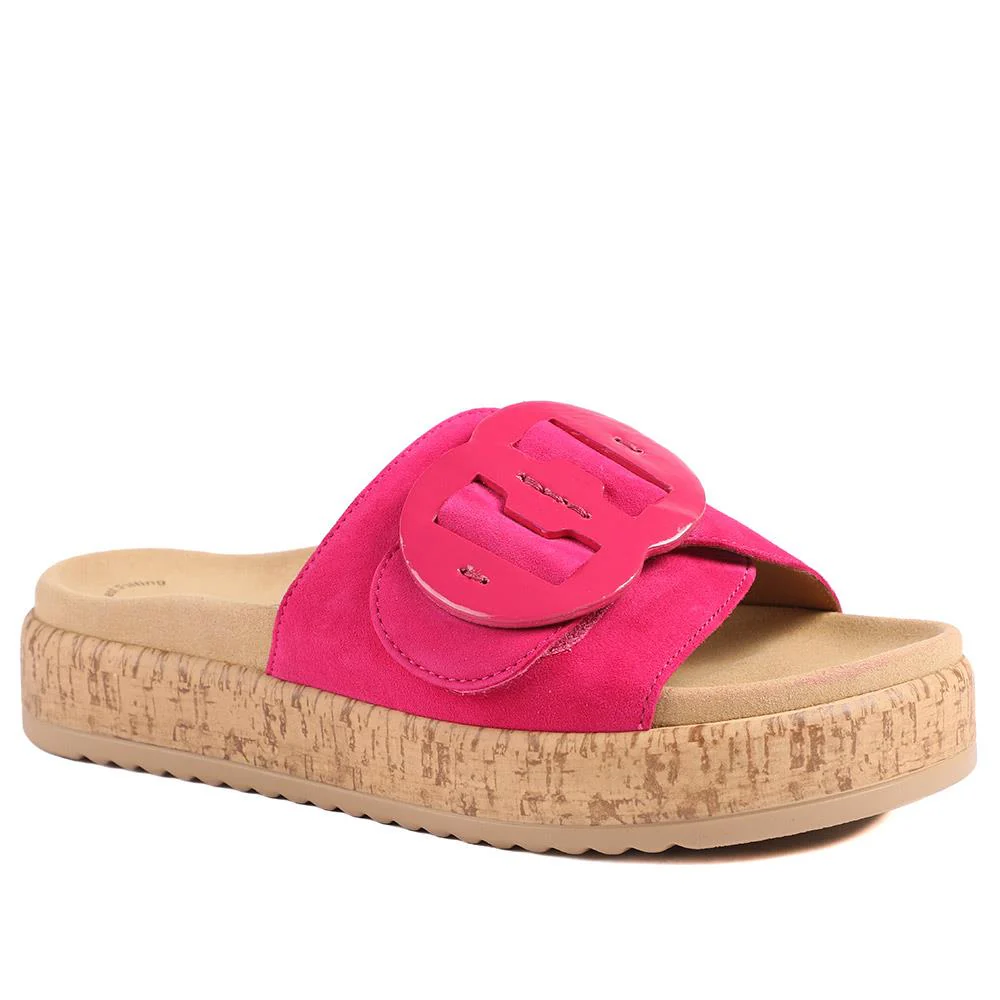 Gabor Leather Slip On Mule Sandals - GAB43003 / 328 669