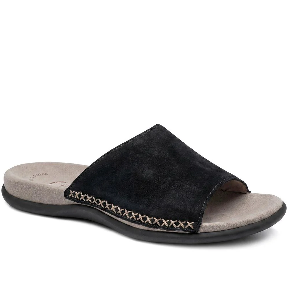 Gabor Leather Slip On Sandals - GABC44505 / 330 270